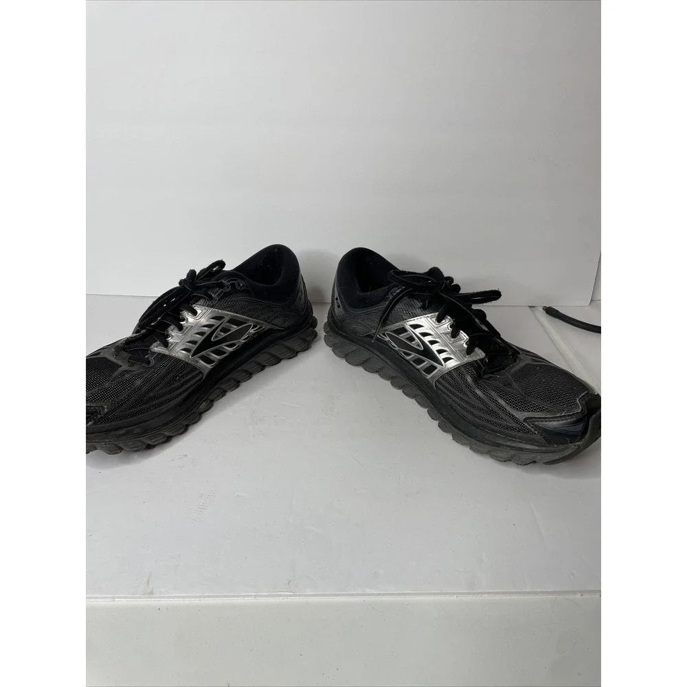 Brooks Glycerin 14 Running Shoes Men's Size 12 M Black‎ Silver. 1002361
